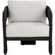 Pylos Black / Louis Cream Outdoor Dining Armchair